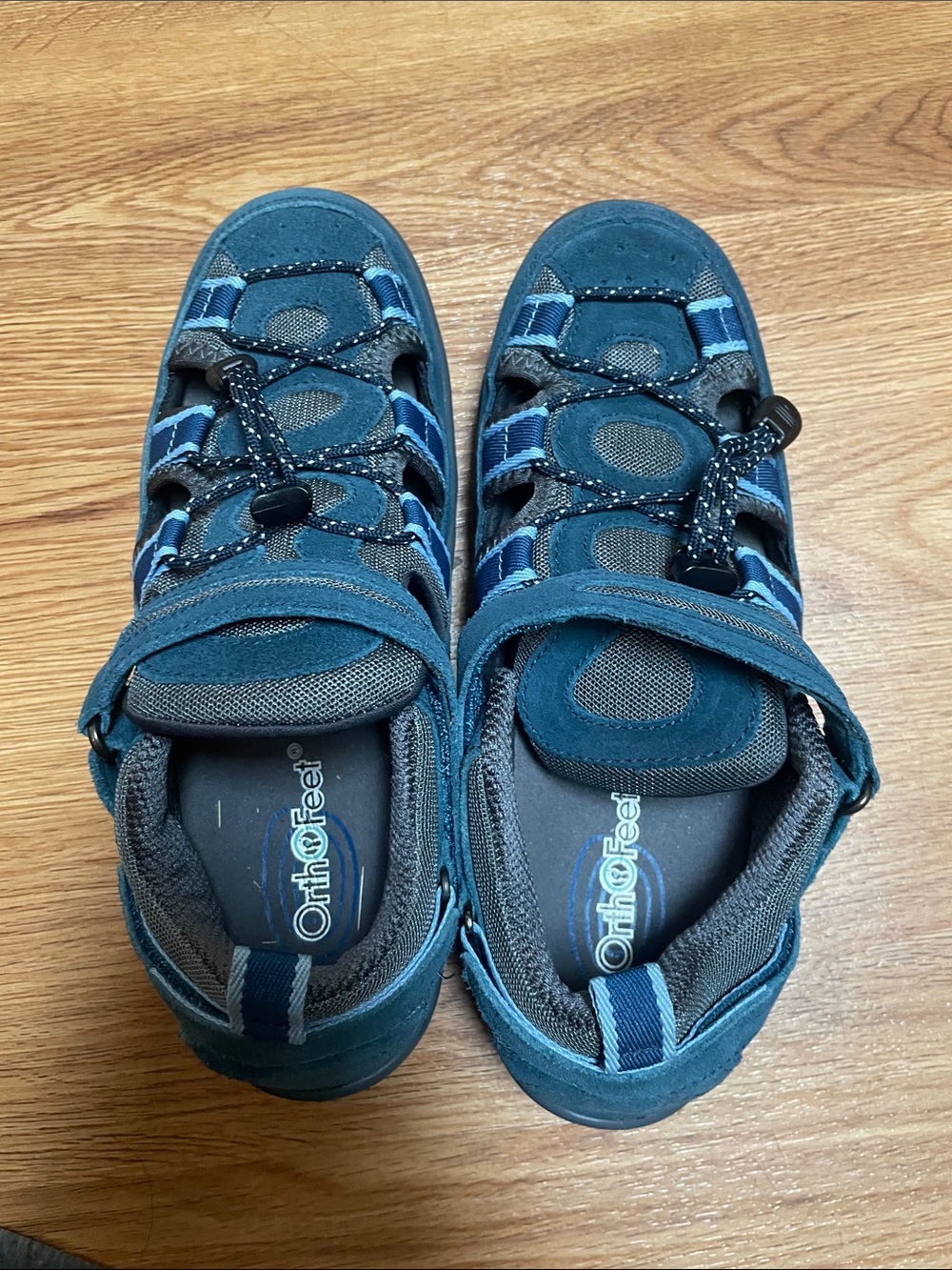 OrthoFeet Women's Teal Active Sandals